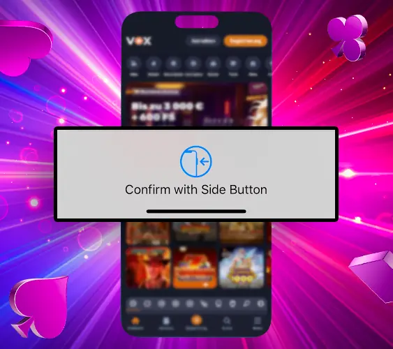Bestätigung der Installation der App